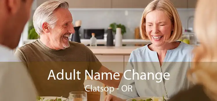 Adult Name Change Clatsop - OR